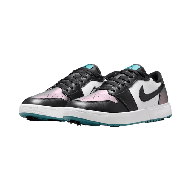 Nike Air Jordan 1 Low G Spiked Mineral Teal/White/Black Golf Shoe - One Golf