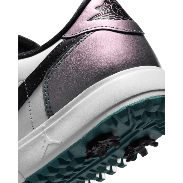 Nike Air Jordan 1 Low G Spiked Mineral Teal/White/Black Golf Shoe - One Golf