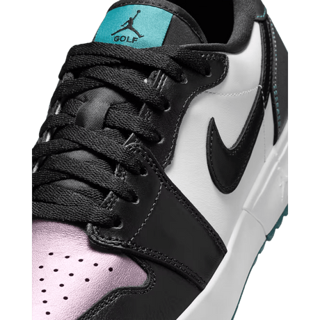 Nike Air Jordan 1 Low G Spiked Mineral Teal/White/Black Golf Shoe - One Golf