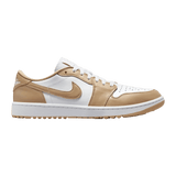 Nike Air Jordan 1 Low G White/Linen Golf Shoes - One Golf