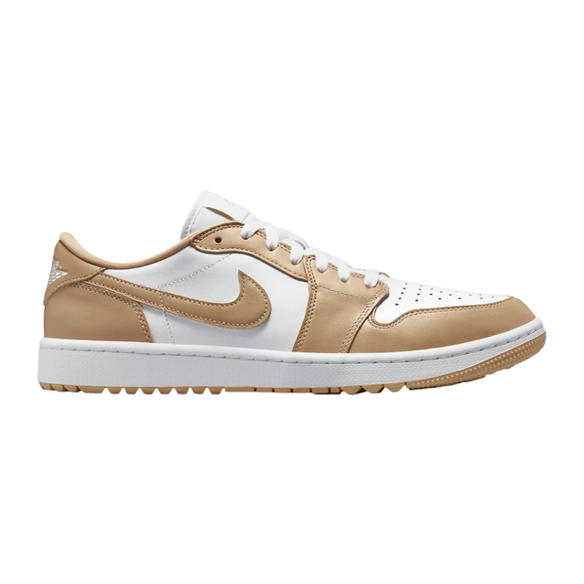 Nike Air Jordan 1 Low Golf Shoes White/Linen for Performance – One