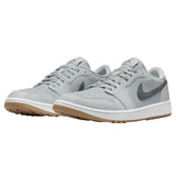 Nike Air Jordan 1 Low Wolf Grey/Iron Grey Golf Shoes - One Golf