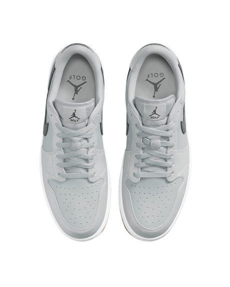 Nike Air Jordan 1 Low Wolf Grey/Iron Grey Golf Shoes - One Golf