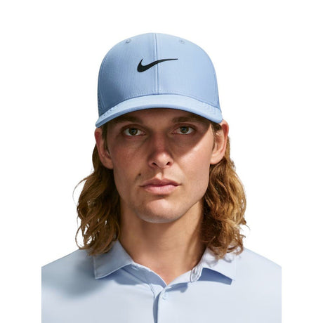 Nike Dri-Fit ADV Rise Swoosh Blue Anthracite Cap - One Golf