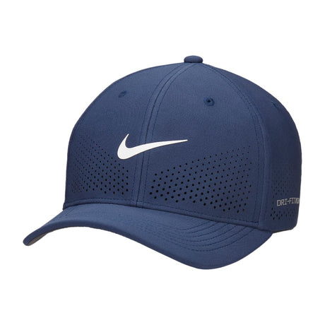 Nike Dri-Fit ADV Rise Swoosh Navy Cap - One Golf