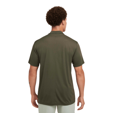 Nike Dri-Fit Victory Cargo Khaki/Black Golf Polo - One Golf