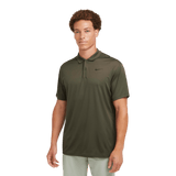Nike Dri-Fit Victory Cargo Khaki/Black Golf Polo - One Golf