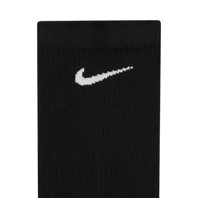 Nike Everyday Plus Crew Black Sock Pack - One Golf