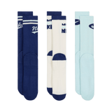 Nike Everyday Plus Crew Multi Colour Sock Pack - One Golf