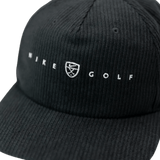 Nike Fairway Fresh Golf Corduroy Black Cap - One Golf