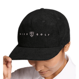 Nike Fairway Fresh Golf Corduroy Black Cap - One Golf