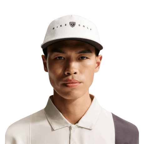 Nike Fairway Fresh Golf Corduroy White Cap - One Golf