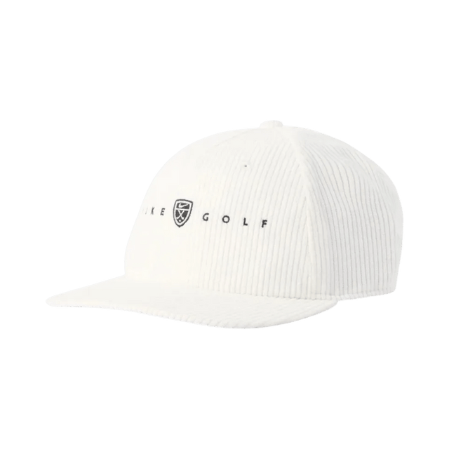 Nike Fairway Fresh Golf Corduroy White Cap - One Golf