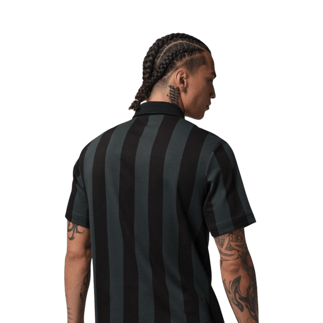 Nike Jordan Dri-Fit Black AOP Polo - One Golf