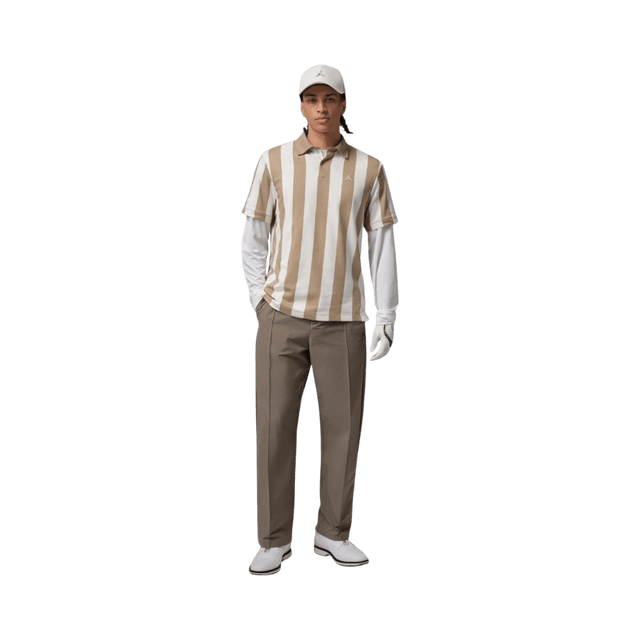 Nike Jordan Dri-Fit Khaki AOP Polo - One Golf