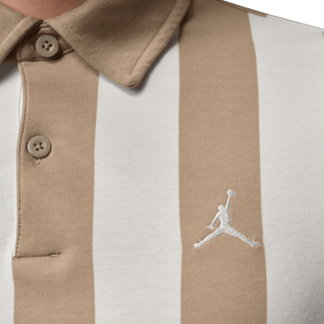 Nike Jordan Dri-Fit Khaki AOP Polo - One Golf