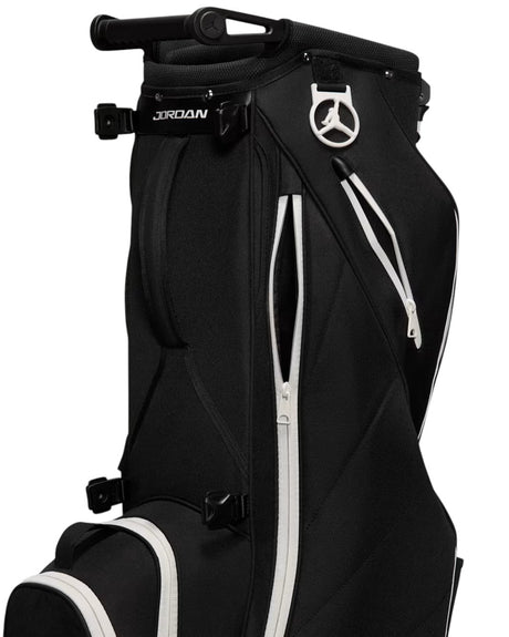 Nike Jordan FadeAway Black/Pale Ivory Stand Bag - One Golf