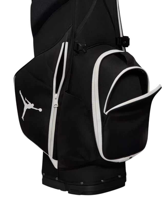 Nike Jordan FadeAway Black/Pale Ivory Stand Bag - One Golf