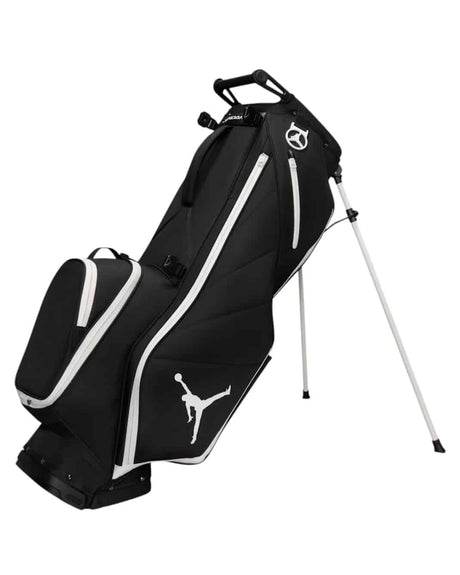 Nike Jordan FadeAway Black/Pale Ivory Stand Bag - One Golf