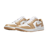 Nike Air Jordan 1 Low G White/Linen Golf Shoes