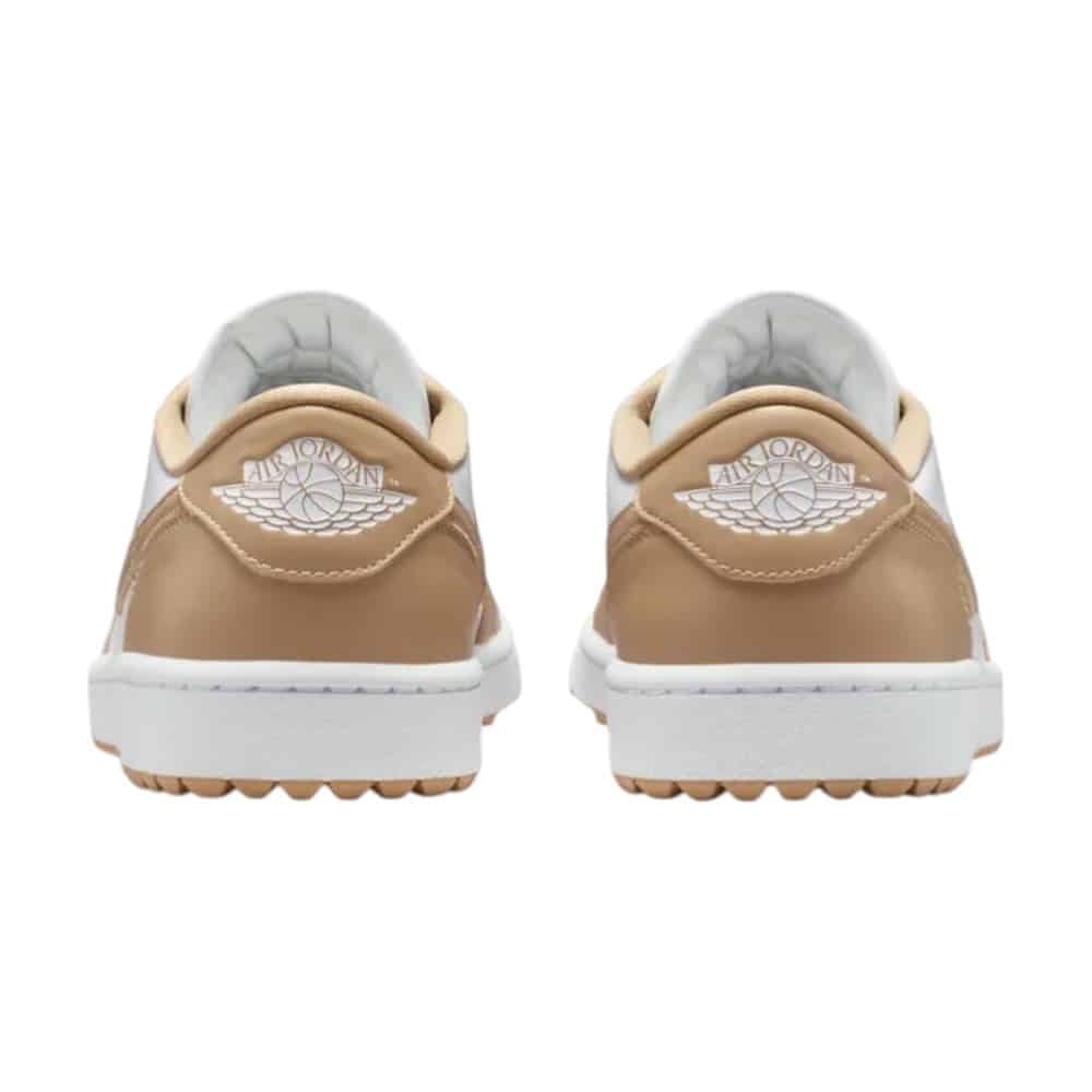 Nike Air Jordan 1 Low G White/Linen Golf Shoes – One Golf