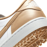 Nike Air Jordan 1 Low G White/Linen Golf Shoes