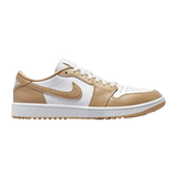 Nike Air Jordan 1 Low G White/Linen Golf Shoes