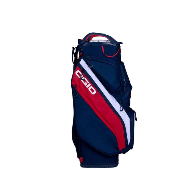 OGIO Silencer Red/White/Blue Cart Bag - One Golf