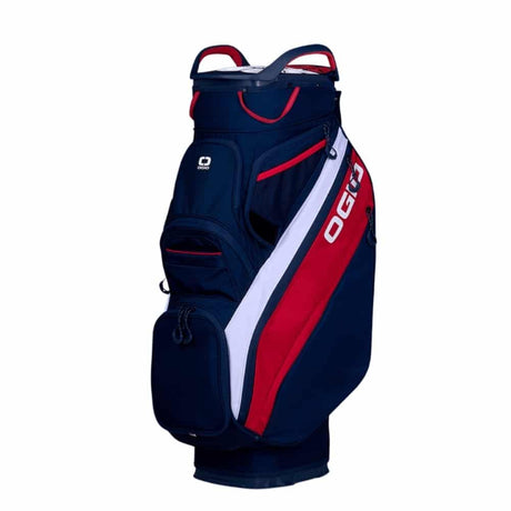OGIO Silencer Red/White/Blue Cart Bag - One Golf