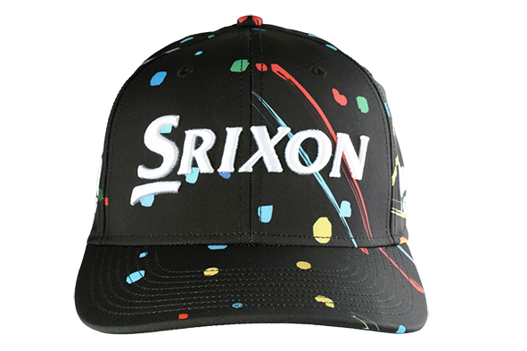 Srixon Splatter Paint Black Men's Cap