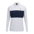Peak Performance White/Navy Base Long Sleeve - One Golf