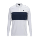 Peak Performance White/Navy Base Long Sleeve - One Golf