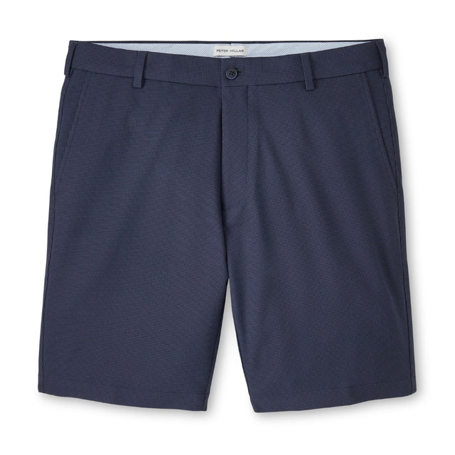 Peter Millar Salem Houndtooth Navy Shorts