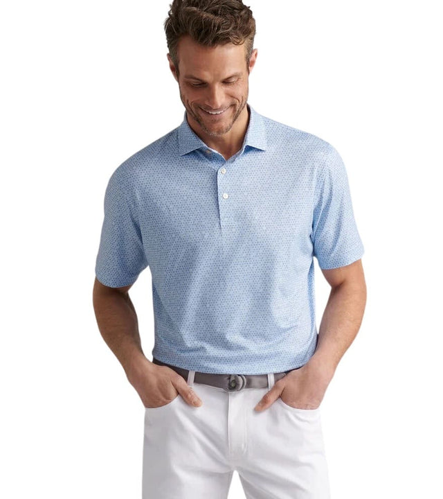 Peter Millar Ferdinand Performance Sky Polo - One Golf