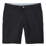 Peter Millar Salem Performance Black Shorts - One Golf