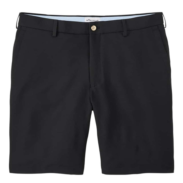 Peter Millar Salem Performance Black Shorts - One Golf