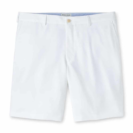 Peter Millar Salem Performance White Shorts - One Golf