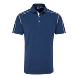 Ping Fynn Heathered Navy Polo - One Golf