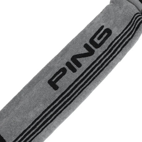 Ping Tri-Fold Towel Grey/Black - One Golf