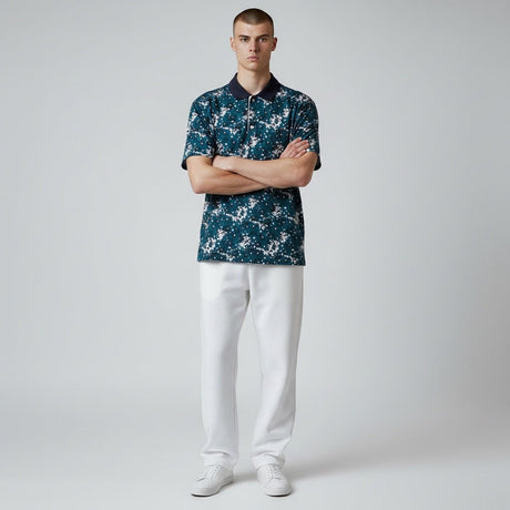 Ping x AP Floral Cold Green Polo - One Golf