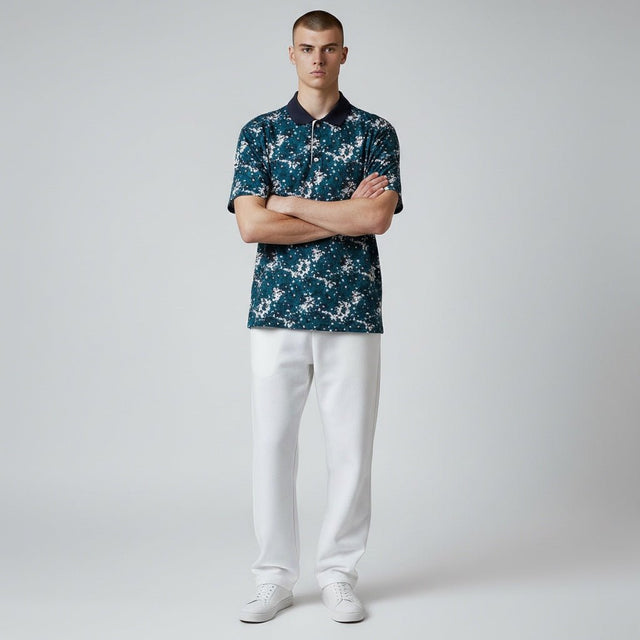 Ping x AP Floral Cold Green Polo - One Golf