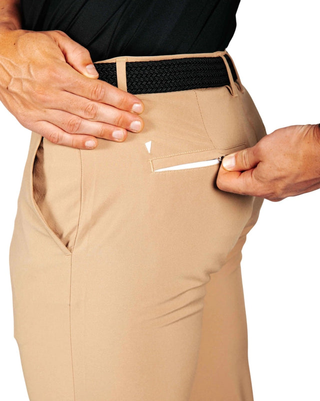 Primo Men's Khaki Golf Joggers