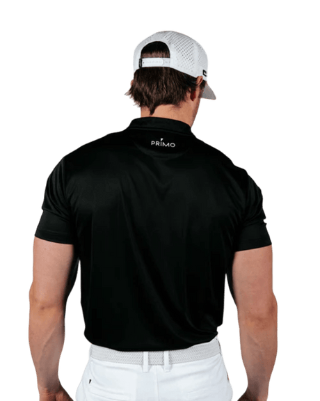 Primo Black Blade Collar Polo - One Golf