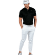 Primo Black Blade Collar Polo - One Golf
