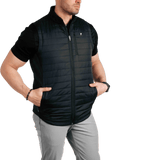 Primo Black Puff Vest Jacket - One Golf