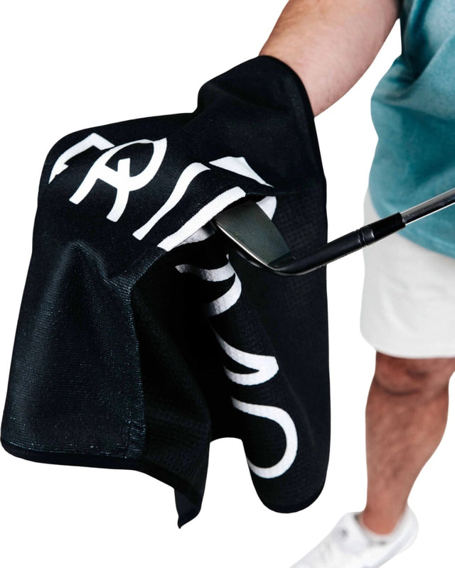 Primo Black Wordmark Towel