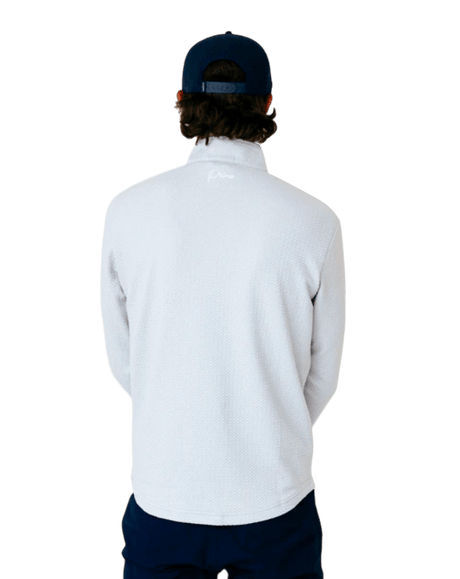 Primo & GH Light Gray Waffle Quarter Zip - One Golf