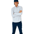 Primo & GH Light Gray Waffle Quarter Zip - One Golf
