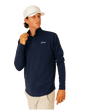 Primo & GH Navy Waffle Quarter Zip - One Golf