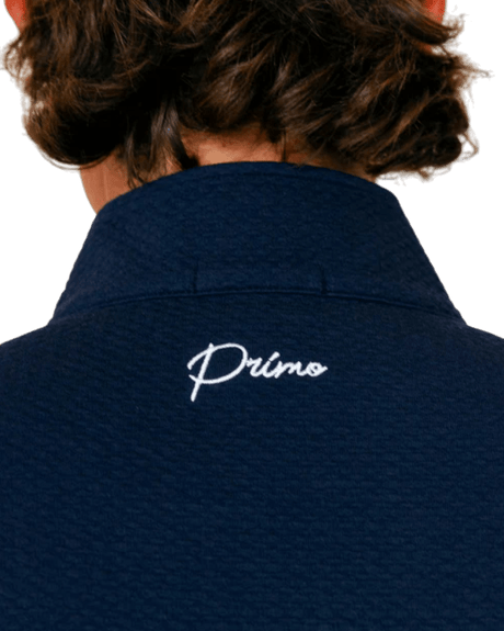 Primo & GH Navy Waffle Quarter Zip - One Golf